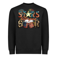 Black Stars stripes beer Heavyweight Sweatshirt - FaDigitalArtStudio