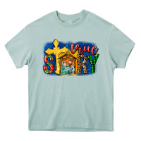 Arona True Story Holy Family Heavy Core Tee - MaliasSmallBusiness