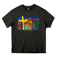 Asphalt True Story Holy Family Heavy Core Tee - MaliasSmallBusiness
