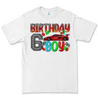 White birthday boy 6 Premium Tee - BundleAndBundleShop