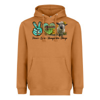 Meerkat Peace Love Hampshire Sheep Heavyweight Hoodie - LillyAllenDesigns