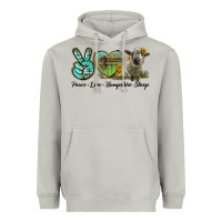 Moon Dust Peace Love Hampshire Sheep Heavyweight Hoodie - LillyAllenDesigns