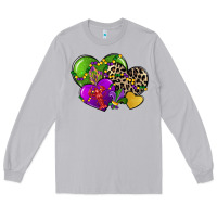 Moon Dust mardi gras hearts cg (1) Long Sleeve Tee - CowGirlArtShop