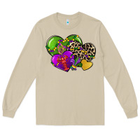 Mushroom mardi gras hearts cg (1) Long Sleeve Tee - CowGirlArtShop