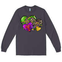 Smoke mardi gras hearts cg (1) Long Sleeve Tee - CowGirlArtShop