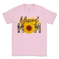 Bubblegum Pink blessed mom sunflower Classic Tee - RacoonDesign