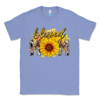 Colony Blue blessed mom sunflower Classic Tee - RacoonDesign