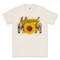Natural blessed mom sunflower Classic Tee - RacoonDesign