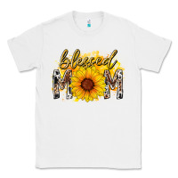 White blessed mom sunflower Classic Tee - RacoonDesign