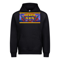 Black super dad Urban Hoodie - BarkalooDesign