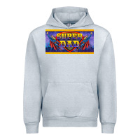 Heather Grey super dad Urban Hoodie - BarkalooDesign