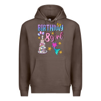 Coffee birthday girl 8 Premium Hoodie - BundleAndBundleShop