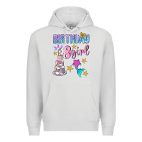 Dove Grey birthday girl 8 Premium Hoodie - BundleAndBundleShop