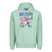 Seafoam birthday girl 8 Premium Hoodie - BundleAndBundleShop