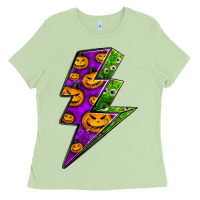 Matcha halloween lightning bolt Ladies Tee - BundleAndBundleShop