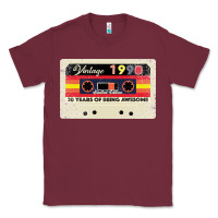 Burgundy 30th birthday 30 years 1990 retro tape cassette Classic Tee - Bettercallsaul