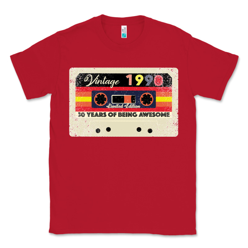 30th Birthday 30 Years 1990 Retro Tape Cassette Classic Tee by Bettercallsaul | Teevron