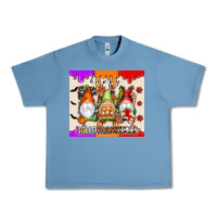 Pebble Blue Happy Hallothanksmas gnomes Urban Heavy Tee - texasbilliewilder
