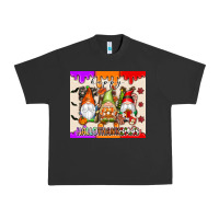 Pigment Black Happy Hallothanksmas gnomes Urban Heavy Tee - texasbilliewilder