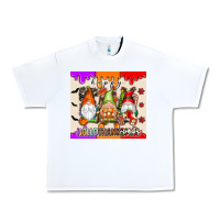 White Happy Hallothanksmas gnomes Urban Heavy Tee - texasbilliewilder