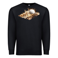 Black murex snail Premium Sweatshirt - LillyAllenDesigns