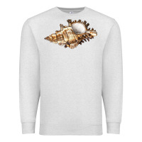 Oatmeal Heather murex snail Premium Sweatshirt - LillyAllenDesigns