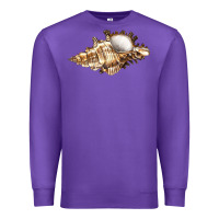 Purple murex snail Premium Sweatshirt - LillyAllenDesigns