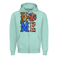 Seafoam 4th of july home Zipper Hoodie - BundleAndBundleShop