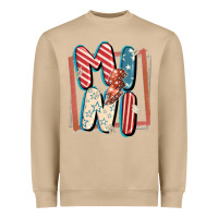 Mushroom 4th of July mini with lightning bolt Heavyweight Sweatshirt - FaDigitalArtStudio