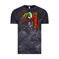 Cloud Black Christmas Character Vintage Tee - NancyCooperArtShop