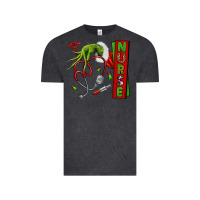 Vintage Black Christmas Character Vintage Tee - NancyCooperArtShop