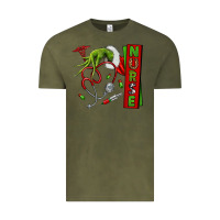Vintage Olive Christmas Character Vintage Tee - NancyCooperArtShop