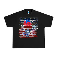Black bull skull america Urban Heavy Tee - JahusDesignShop