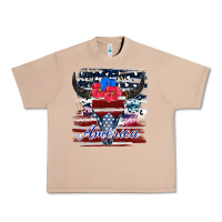 Burro bull skull america Urban Heavy Tee - JahusDesignShop