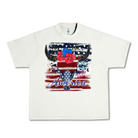 Pistachio bull skull america Urban Heavy Tee - JahusDesignShop