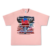 Salmon bull skull america Urban Heavy Tee - JahusDesignShop