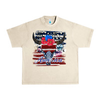 Sandshell bull skull america Urban Heavy Tee - JahusDesignShop