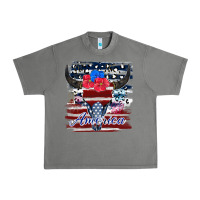 Tornado bull skull america Urban Heavy Tee - JahusDesignShop