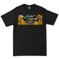 Black thankful teacher fall libbey glass Premium Tee - BundleAndBundleShop