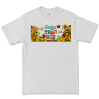 Dove Grey thankful teacher fall libbey glass Premium Tee - BundleAndBundleShop