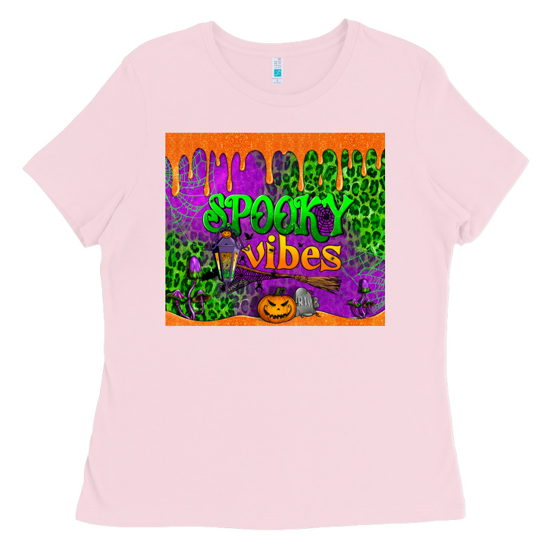 Spooky Vibes Tumbler Ladies Tee by BundleAndBundleShop | Teevron