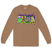 Toasted Coconut mardi gras mama Long Sleeve Tee - CowGirlArtShop