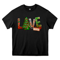Black Love Christmas tree cake Heavy Core Tee - NancyCooperArtShop