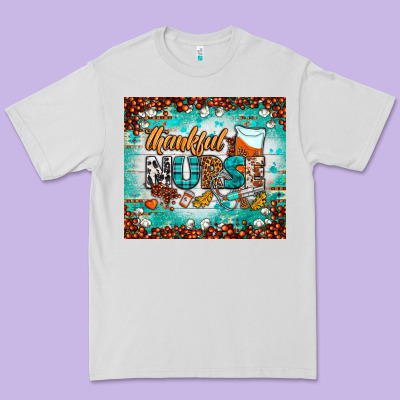 Thankful Nurse Fall Tumbler Premium Tee Designed By Bundleandbundleshop