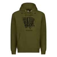Army Green A Feathered indians tyler darling childers art gift for fans Premium Hoodie - tuanDangUi