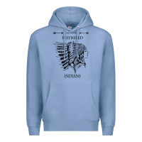 Colony Blue A Feathered indians tyler darling childers art gift for fans Premium Hoodie - tuanDangUi