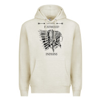 Oatmeal Heather A Feathered indians tyler darling childers art gift for fans Premium Hoodie - tuanDangUi