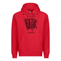 Red A Feathered indians tyler darling childers art gift for fans Premium Hoodie - tuanDangUi