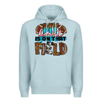 Blue Mist my heart is on that field football Premium Hoodie - RanaPortraitStore