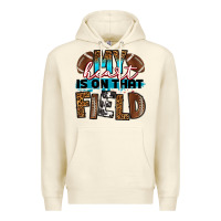 Sandshell my heart is on that field football Premium Hoodie - RanaPortraitStore